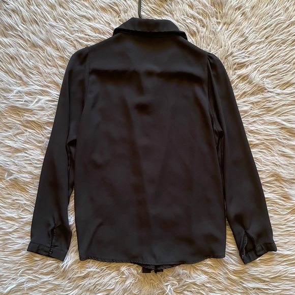 Flimsy blouse, black, size S - Picture 2 of 3